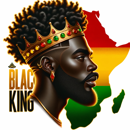 Single Juneteenth Design - Blac King